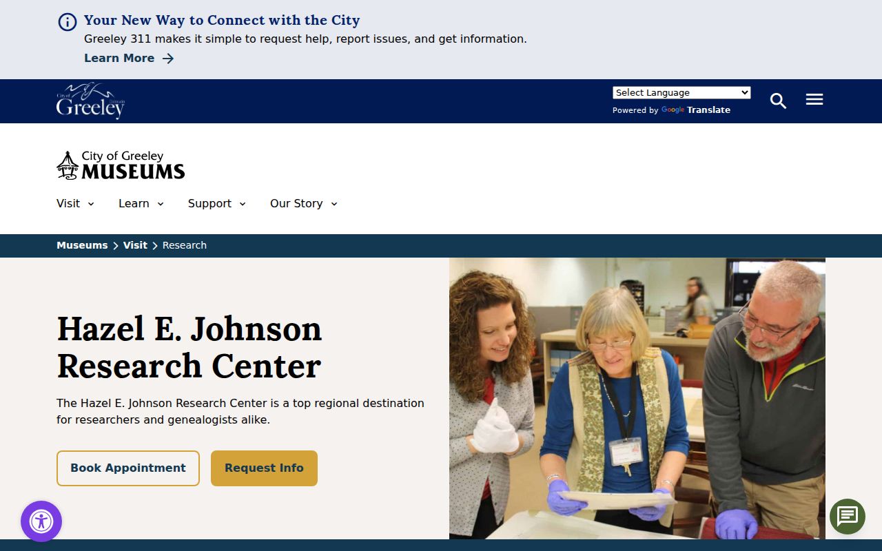 Greeley city directory Hazel E. Johnson Research Center