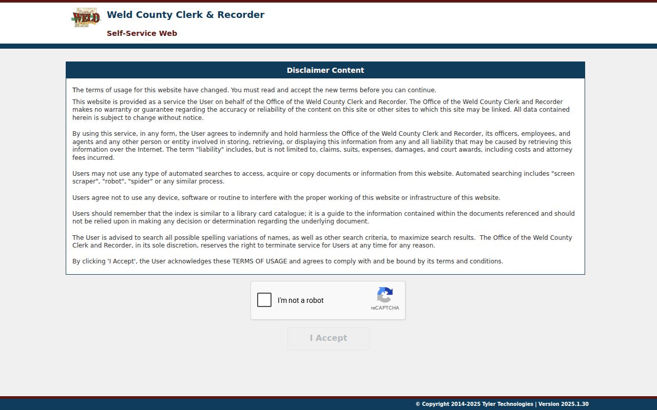 Greeley residents directory Weld EagleWeb deed index
