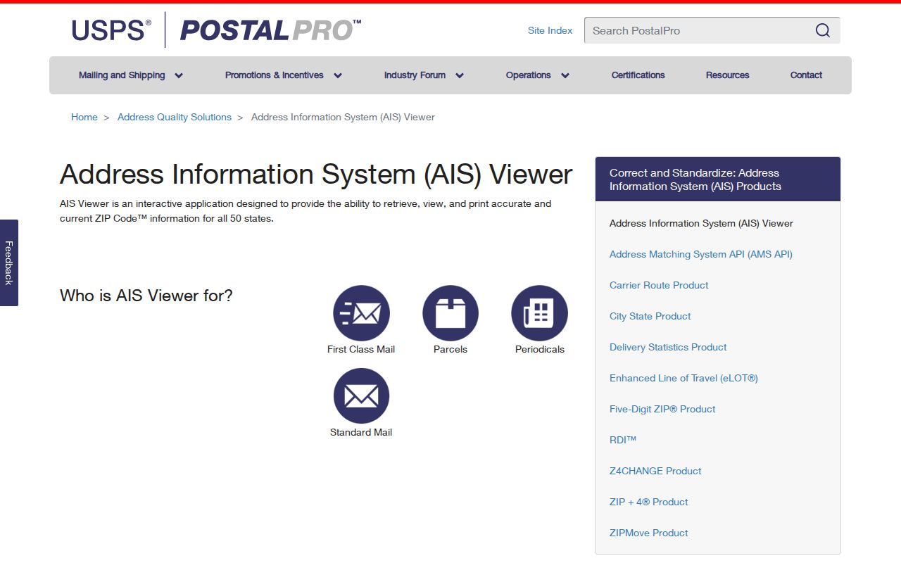 Greeley ZIP code directory USPS AIS Viewer