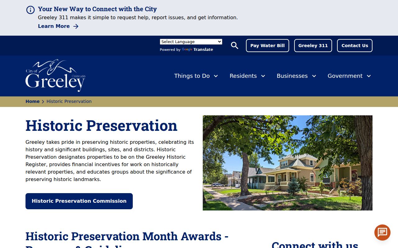 Greeley previous residents house history guide